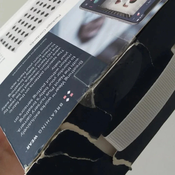 Nanit Breathing Wear Band for Babies 0-3 Months - Picture 3 of 3